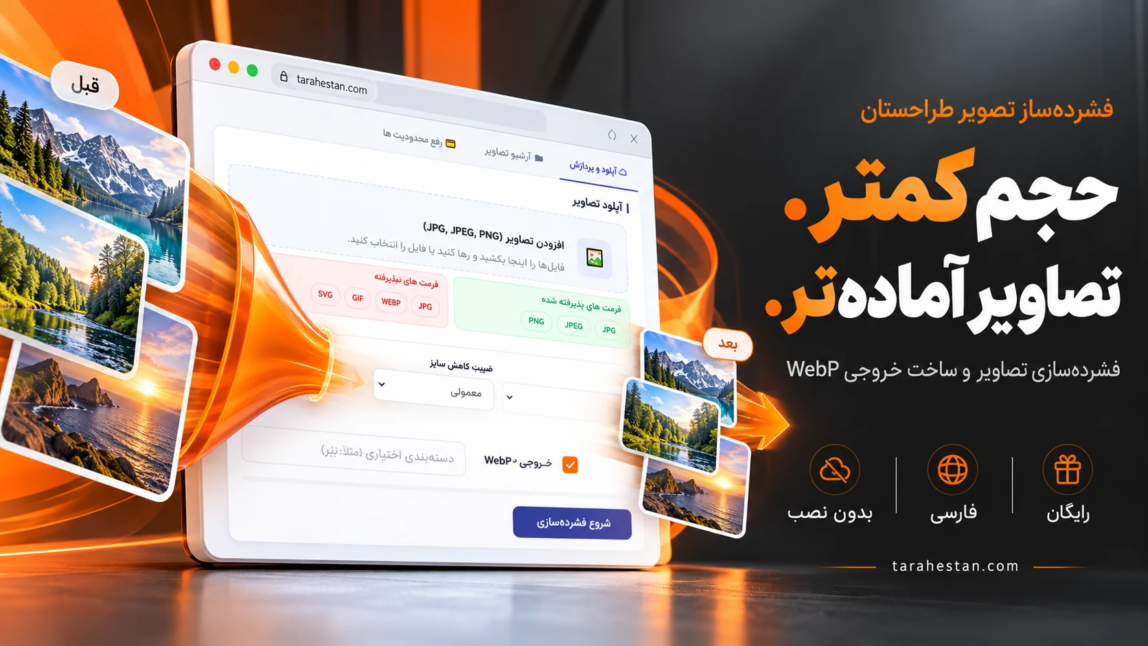 معرفی ابزار فشرده‌ساز تصویر