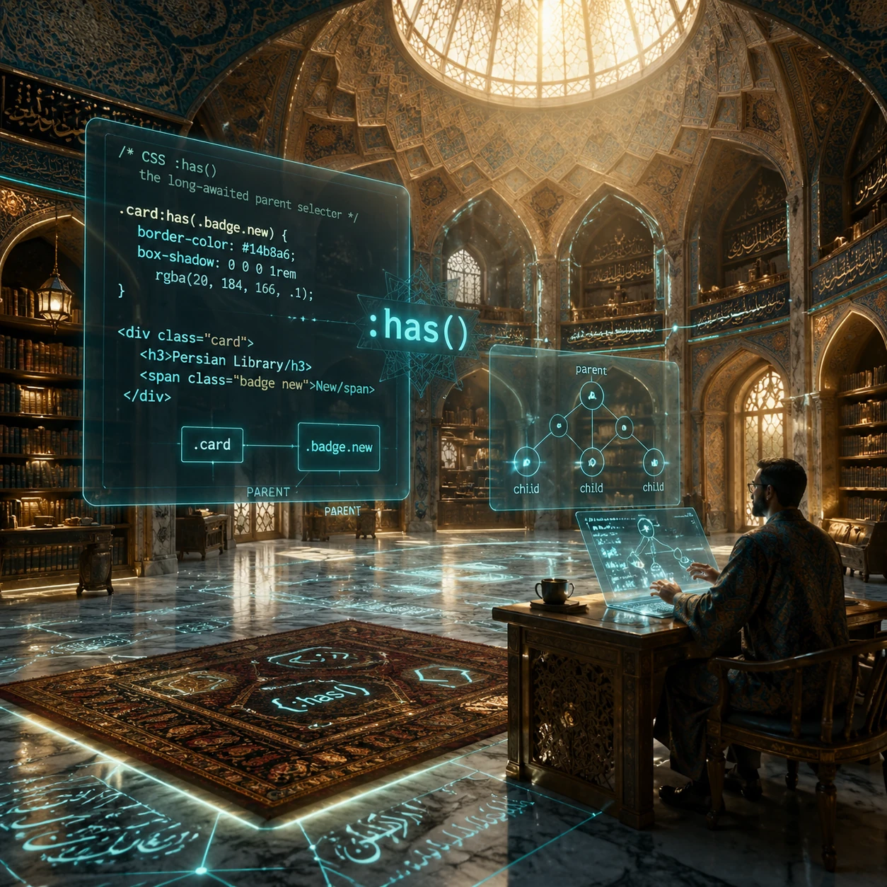 CSS :has() و انتخاب‌گر والد؛ بالاخره ممکن شد!
