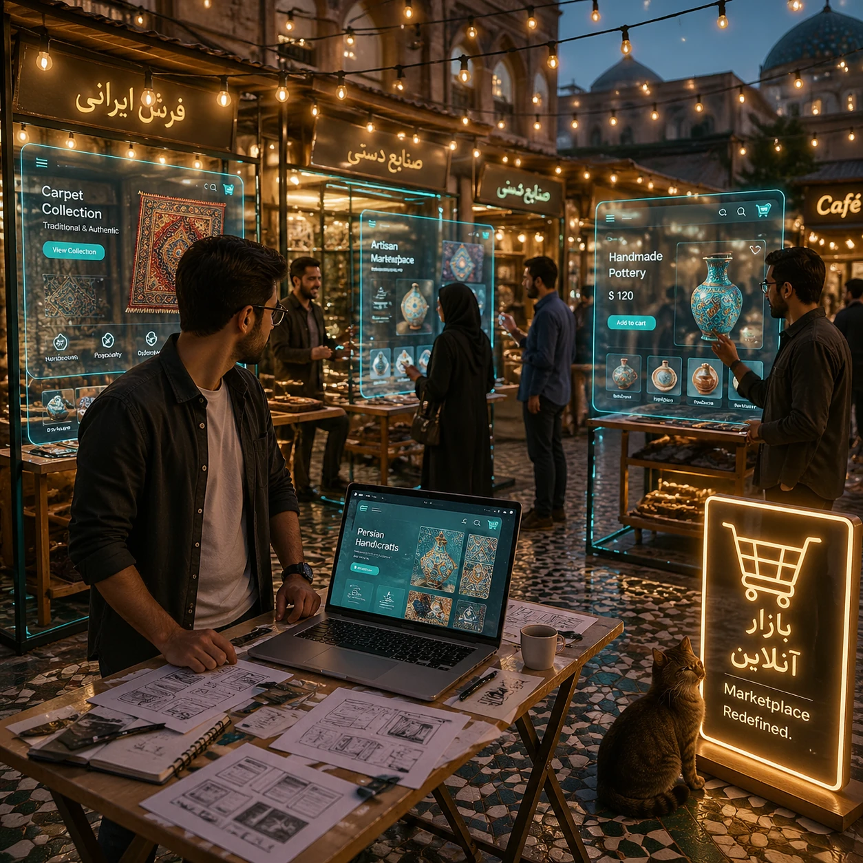 طراحی سایت‌های Marketplace در سال ۲۰۲۶؛ اصول، چالش‌ها و راهکارهای حرفه‌ای