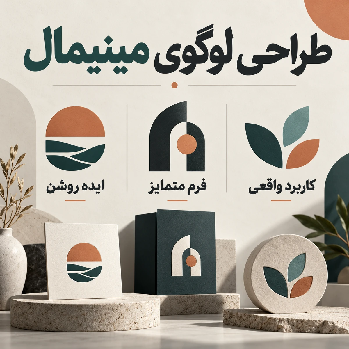 طراحی لوگو مینیمال: کمتر بیشتر است