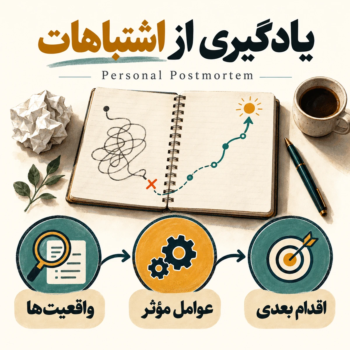 یادگیری از اشتباهات: Post-mortem شخصی