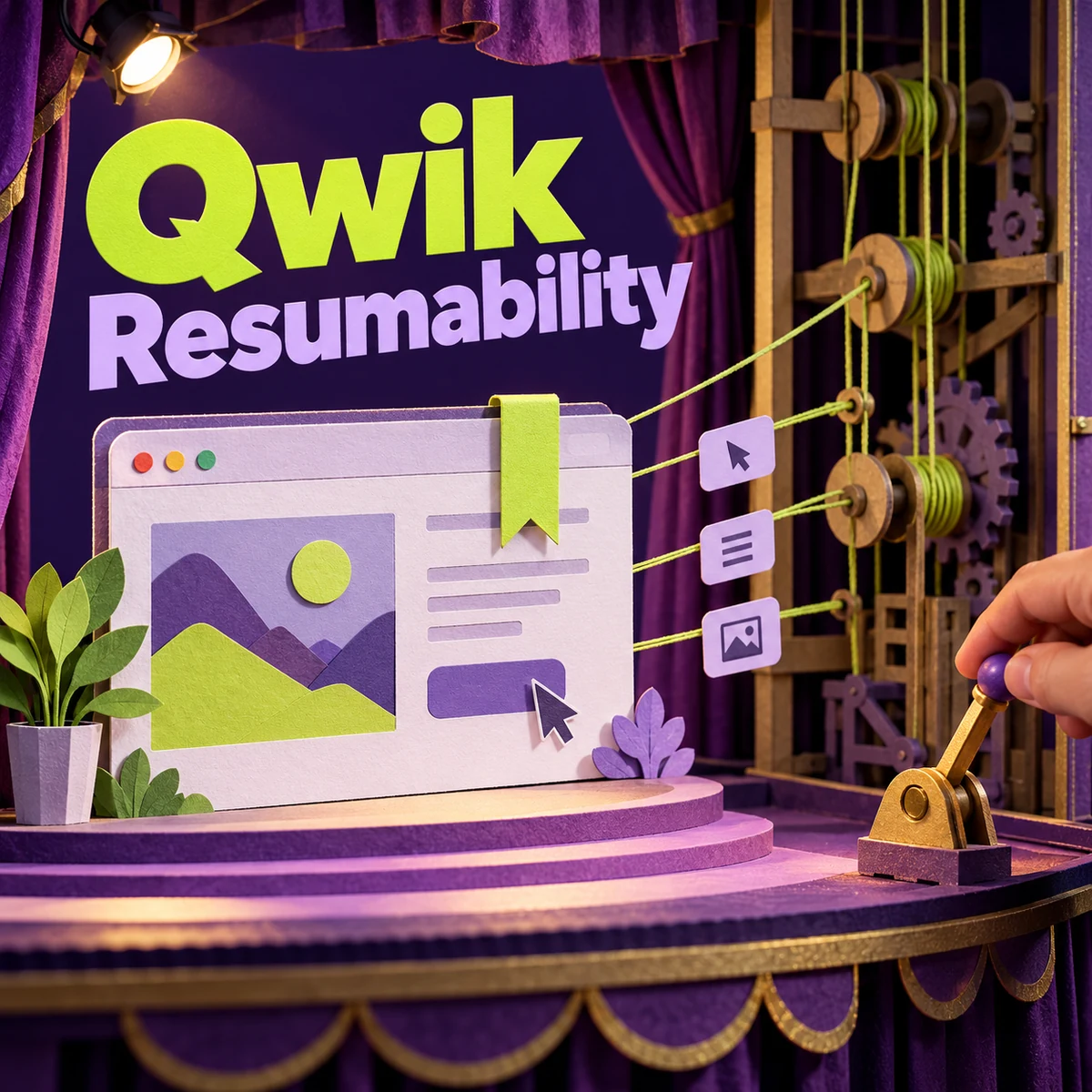 فریمورک Qwik و مفهوم Resumability