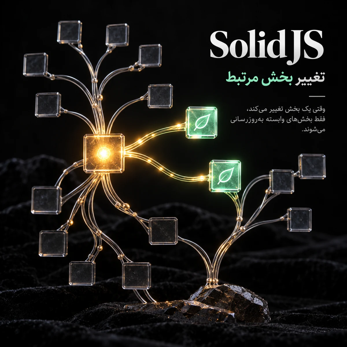 SolidJS و Fine-grained Reactivity؛ مبانی Signals و وضعیت نسخه ۲