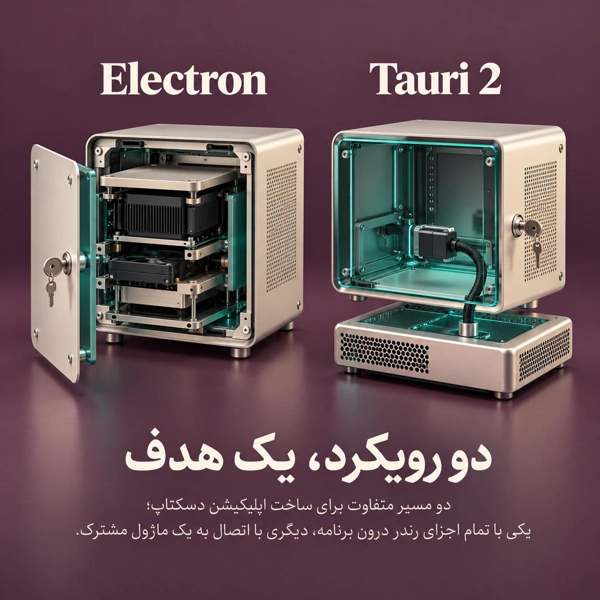 Tauri 2 یا Electron؟ تفاوت معماری و معیار انتخاب برنامه