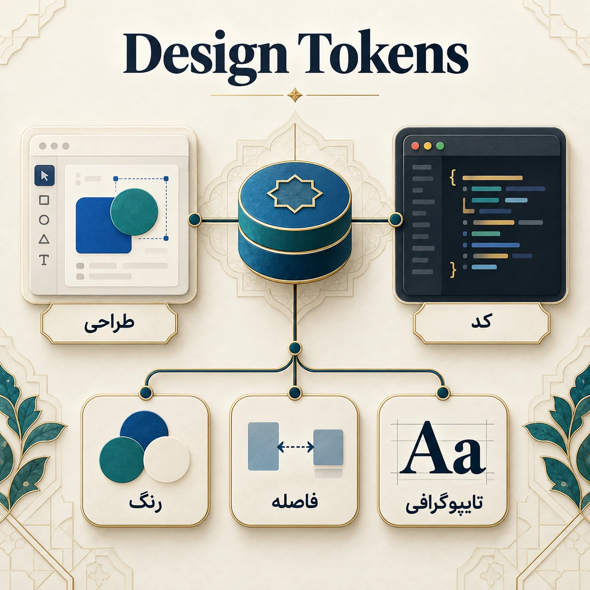 Design Tokens: زبان مشترک طراح و توسعه‌دهنده